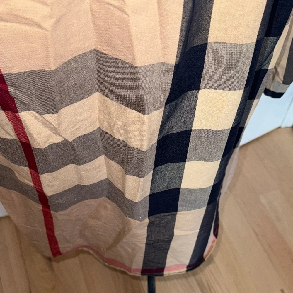 Plaid Button-Up Shirt Dress - Picture 13 of 16